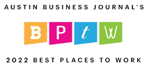 Austin Business Journal's 2022 Best Places to Work logo